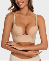 Low Cut U-Shaped Backless Bra